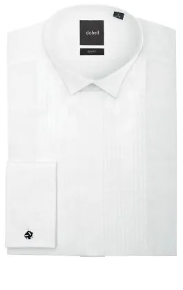 Top Marcella Front Dress Shirt Clearance White Marcella Evening Dress Shirt With Classic Collar And Extra