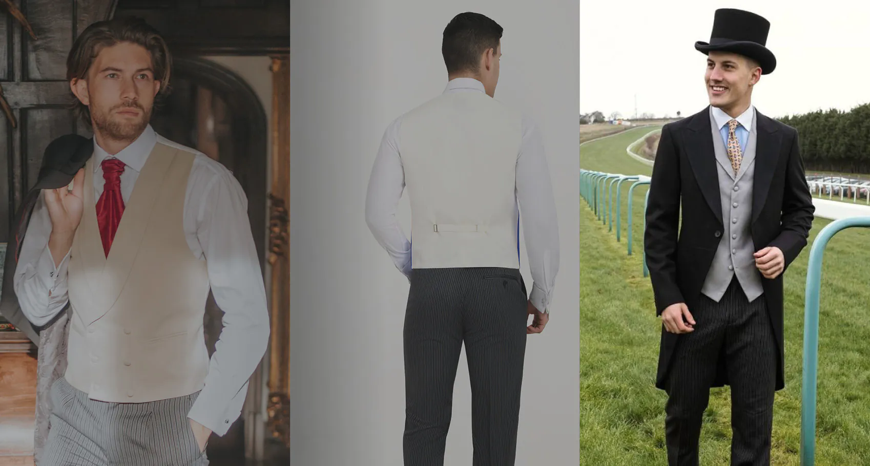Epsom Derby dress code morning suit with top hat