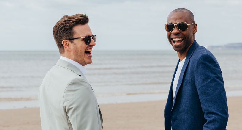 Beach wedding suits
